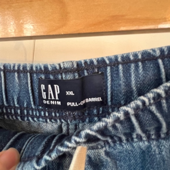 GAP Pull-on Barrel Jeans sz XXL - Picture 5 of 14